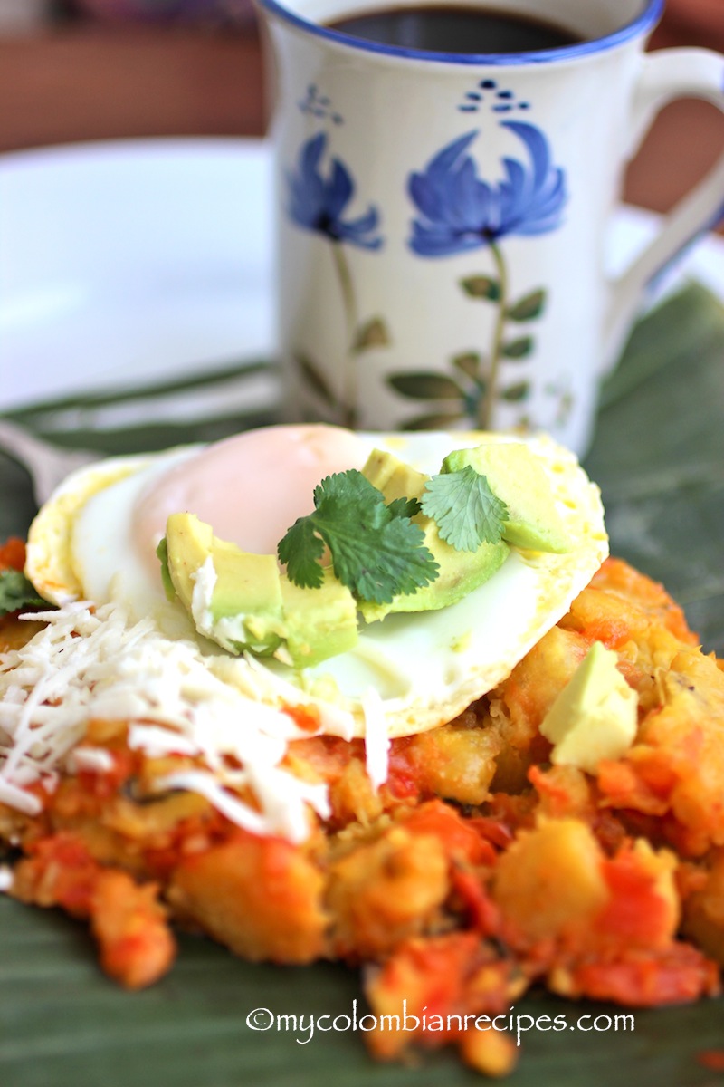 Cayeye and Cabeza de Gato(Colombian Mashed Green Plantain)