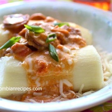 Colombian Yuca chorriada