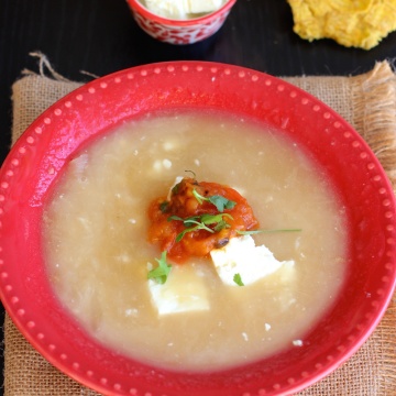 Mote de Queso (Colombian Cheese and Yam Soup)|mycolombianrecipes.com