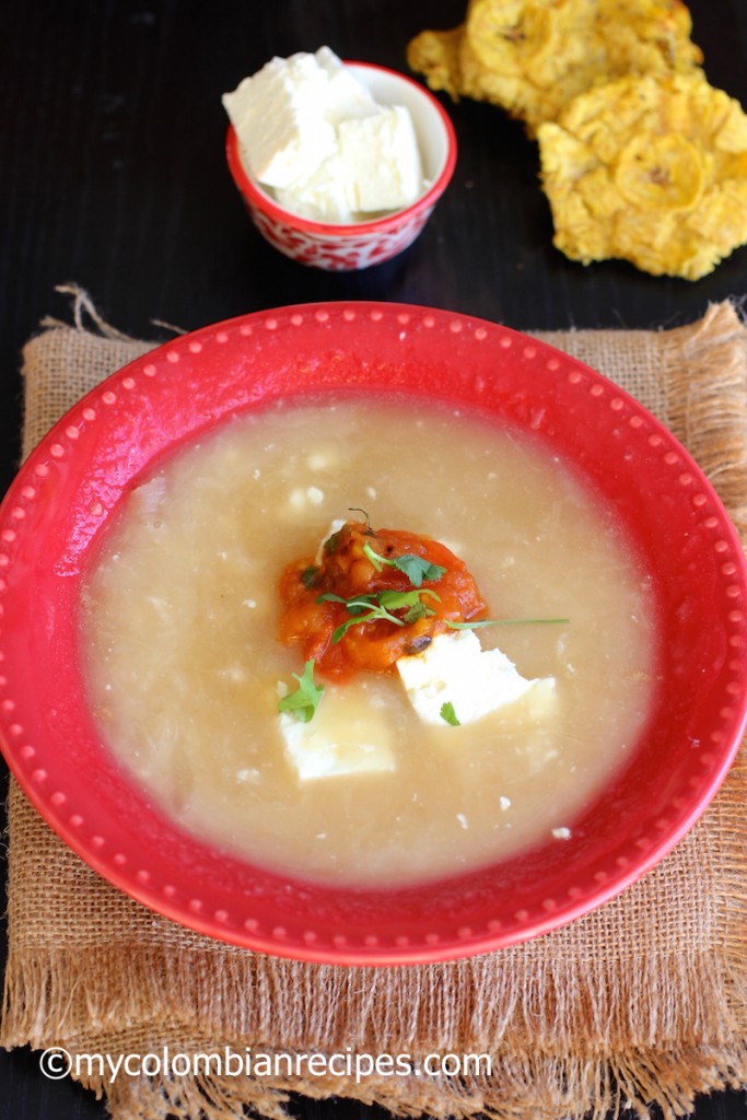 Mote de Queso (Colombian Cheese and Yam Soup)|mycolombianrecipes.com