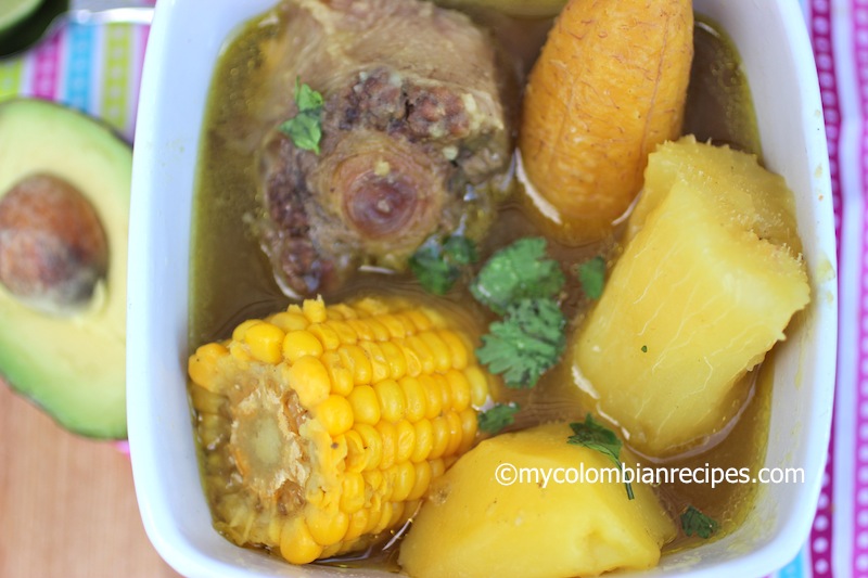 Sancocho de Cola (Oxtail Colombian Soup)