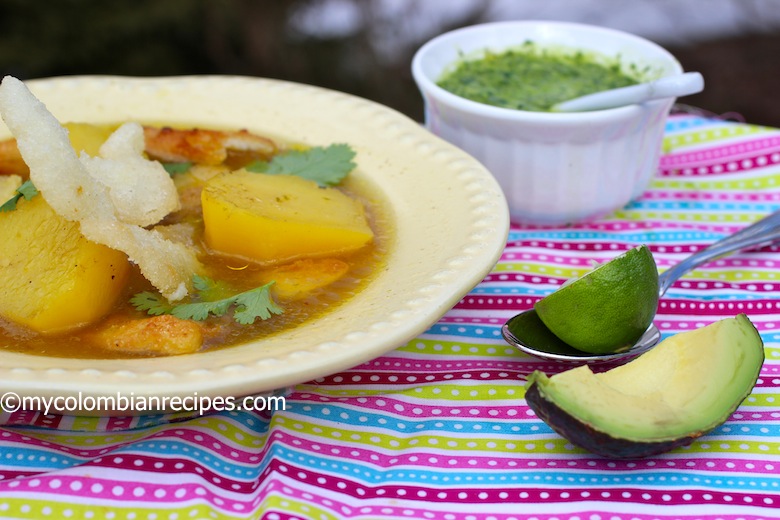 Sopa de Carantantas (Corn Masa Fritters Soup)