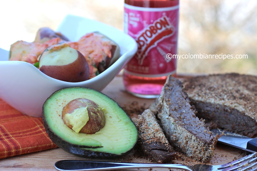 Sobrebarriga al Horno (Colombian-Style Baked Flank Steak)