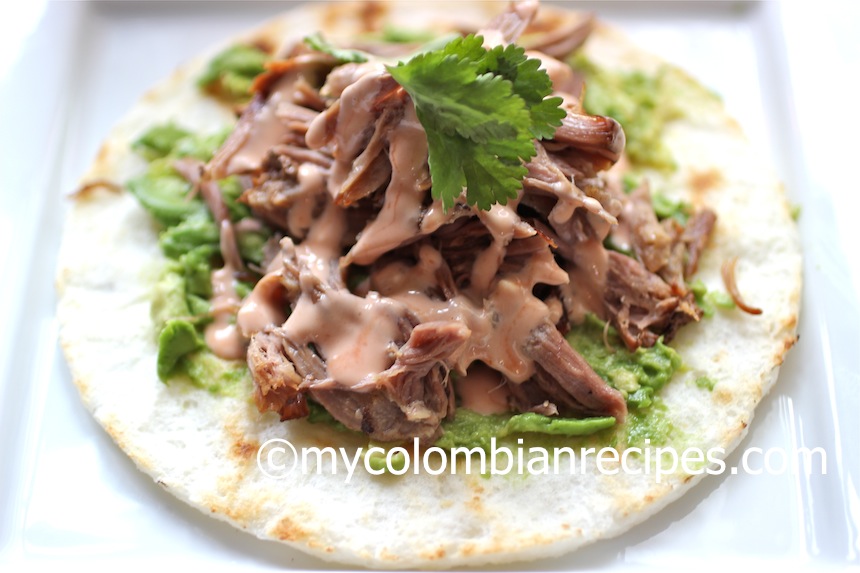 Slow Cooker Colombian-Style Pulled Pork