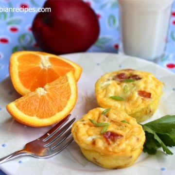 Bacon, Ham and Cheese Mini Frittatas