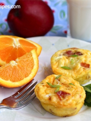 Bacon, Ham and Cheese Mini Frittatas