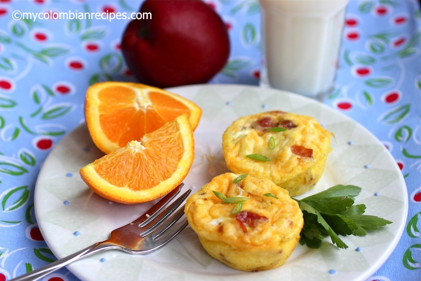 Bacon, Ham and Cheese Mini Frittatas