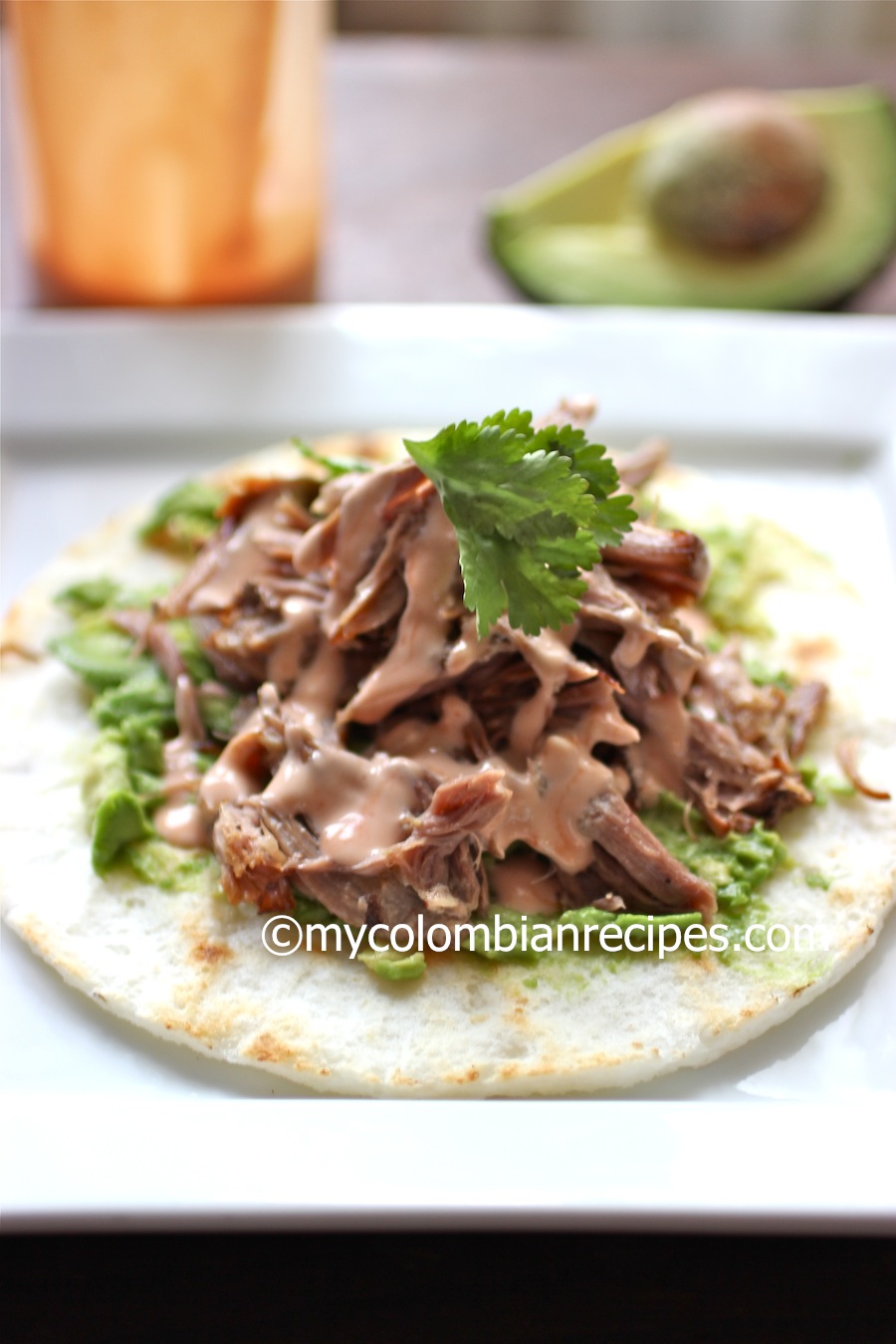 Pulled Pork arepa