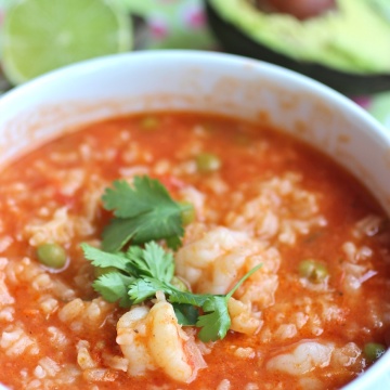 Arroz Caldoso de Camarones (Shrimp Soupy Rice)