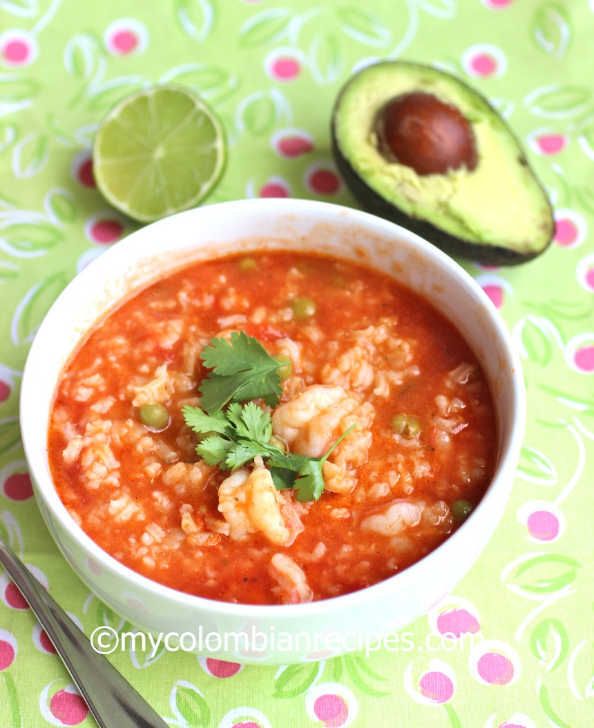 Arroz Caldoso de Camarones (Shrimp Soupy Rice)