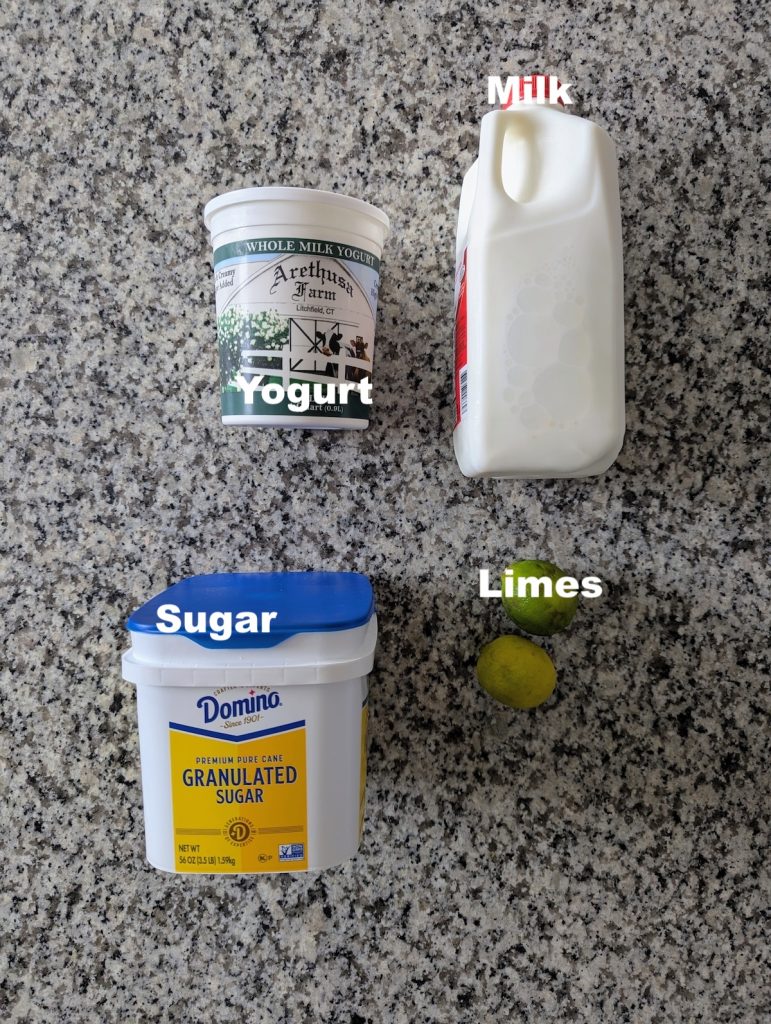 Colombian Kumis Ingredients