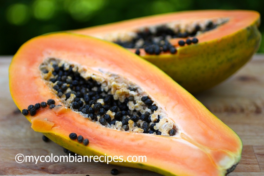 Dulce de Papaya (Fresh Papaya in Syrup)