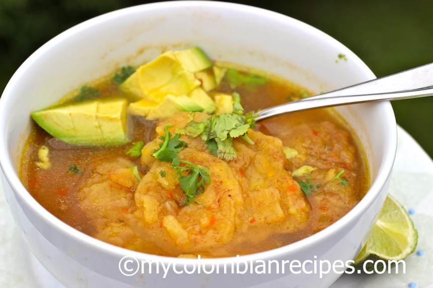 Sopa de Patacon (Fried Green Plantain Soup)