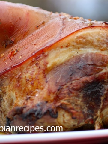 Pernil Asado Colombiano (Colombian-Style Roasted Pork Leg) |mycolombianrecipes.com