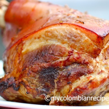 Receta de Pernil de Cerdo Colombiano|mycolombianrecipes.com