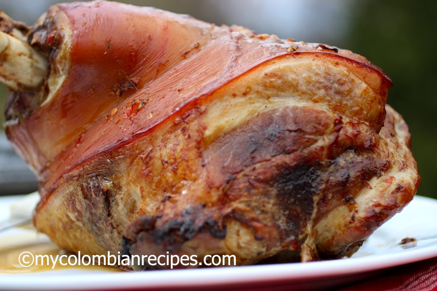 Pernil Asado Colombiano (Colombian-Style Roasted Pork Leg)