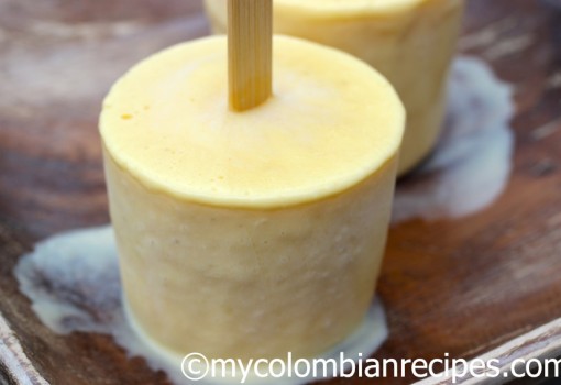 Paletas de Maracuyá (Creamy Passion Fruit Popsicles)