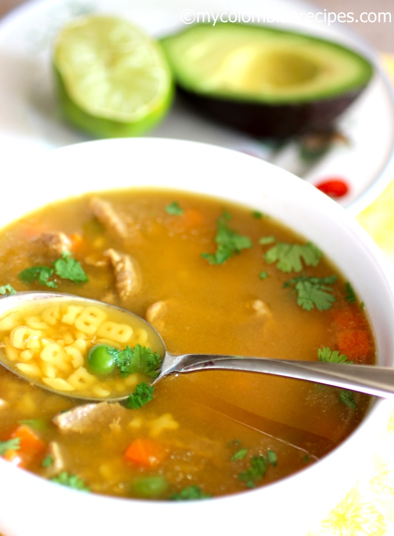 Sopa de Letras con Carne (Alphabet Soup)