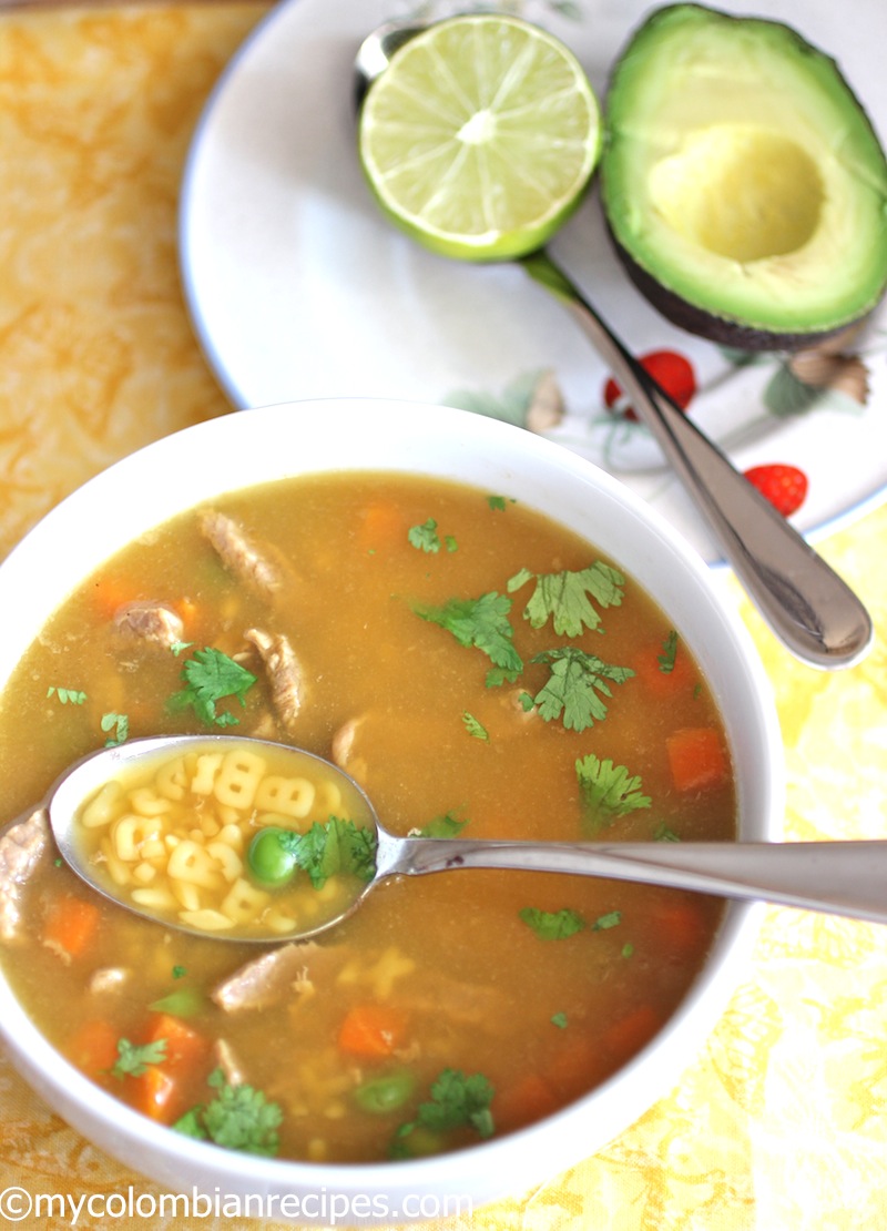 Sopa de Letras con Carne (Alphabet Soup)