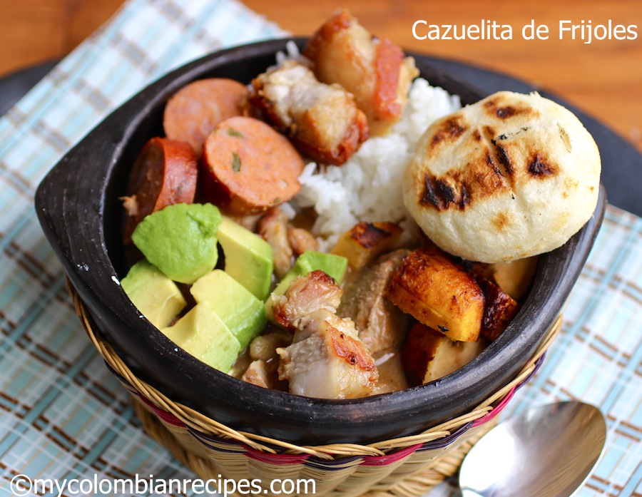 Cazuelita de Frijoles (Colombian Beans Cazuela)