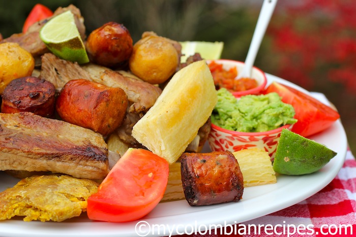 Fritanga o Picada Colombiana ( Fried Food Platter)