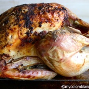 Pavo Asado Navideño (Christmas Turkey and Latin-Style Stuffing)