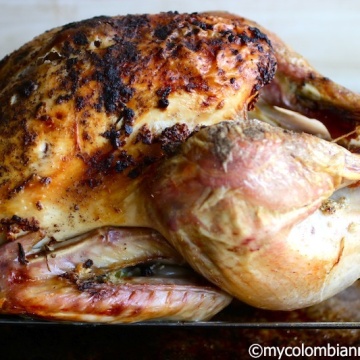 Pavo Asado Navideño (Christmas Turkey and Latin-Style Stuffing)