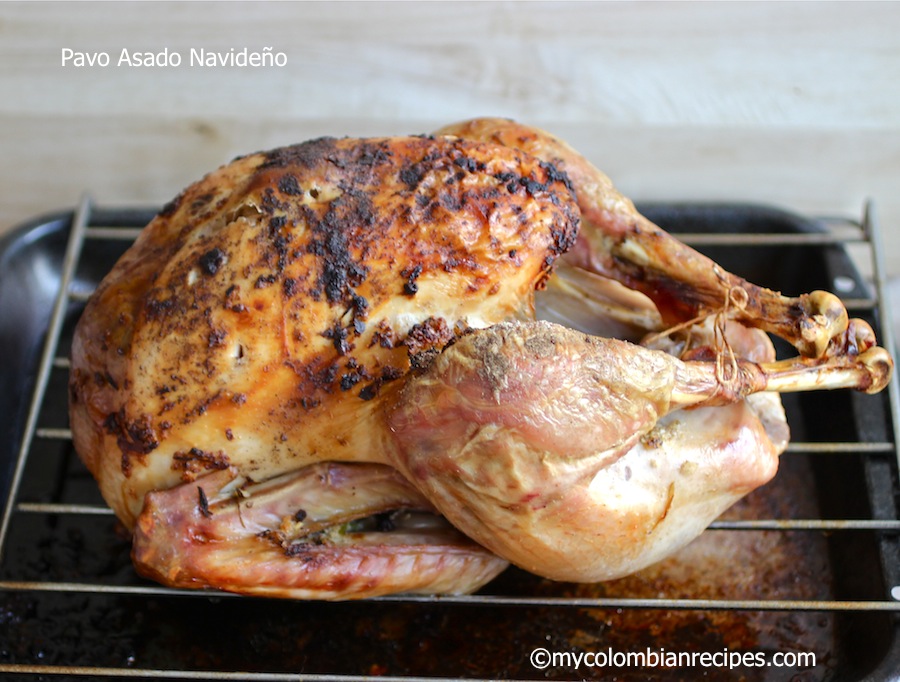 Pavo Asado Navideño (Christmas Turkey and Latin-Style Stuffing)