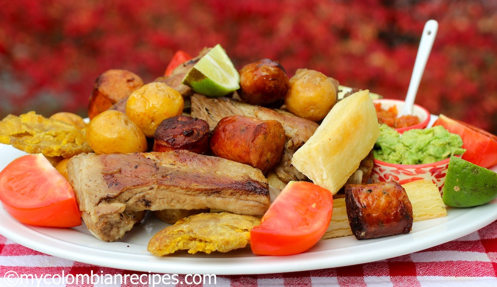 Fritanga o Picada Colombiana ( Fried Food Platter)