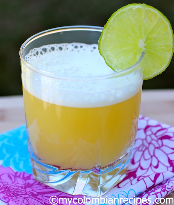 Aguardiente Sour (Orange and Aguardiente Cocktail)