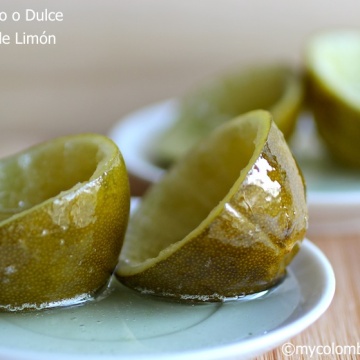 Dulce de Cascos de Limón (Candied Lime Shells)