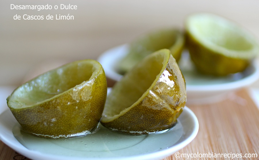 Dulce de Cascos de Limón (Candied Lime Shells)