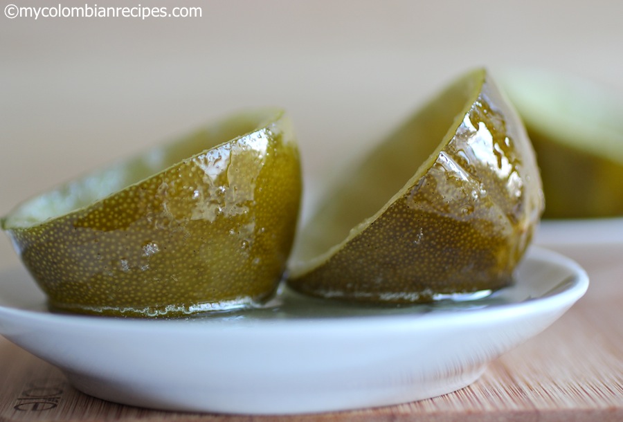 Dulce de Cascos de Limón (Candied Lime Shells)