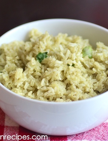 Arroz con Cilantro (Cilantro Rice)-My Colombian Recipes