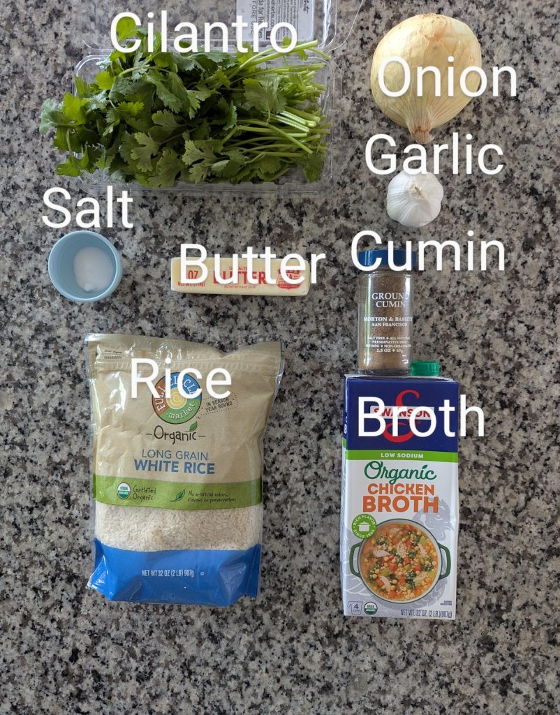 Arroz de coentro