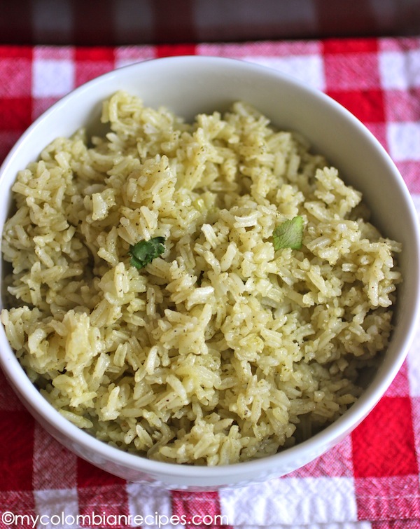 Arroz con Cilantro (Cilantro Rice)