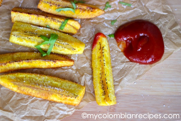 Plátano Verde or Green Plantain Fries