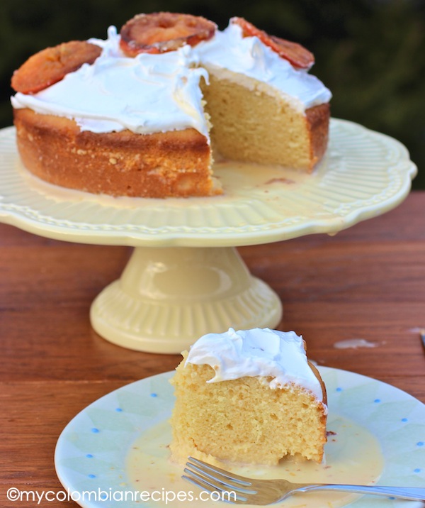 Tres Leches de Mandarina (Tangerine Three Milks Cake)