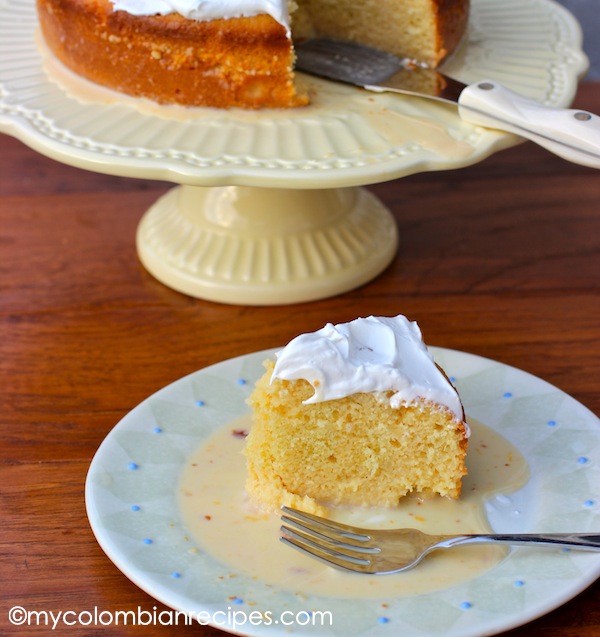 Tres Leches de Mandarina (Tangerine Three Milks Cake)