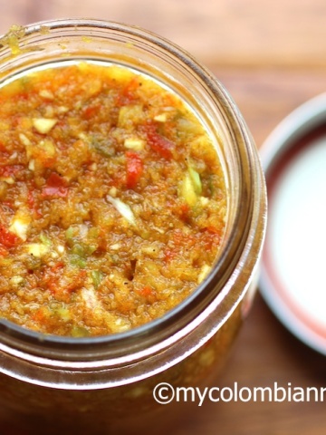 Receta de salsa de alinos
