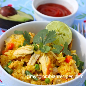 Arroz Con Pollo Colombiano