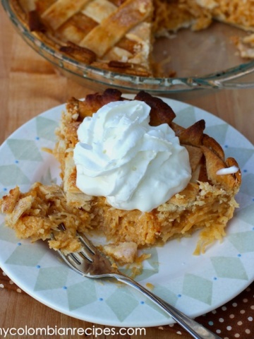 Pastel de Coco (Colombian-Style Coconut Pie)