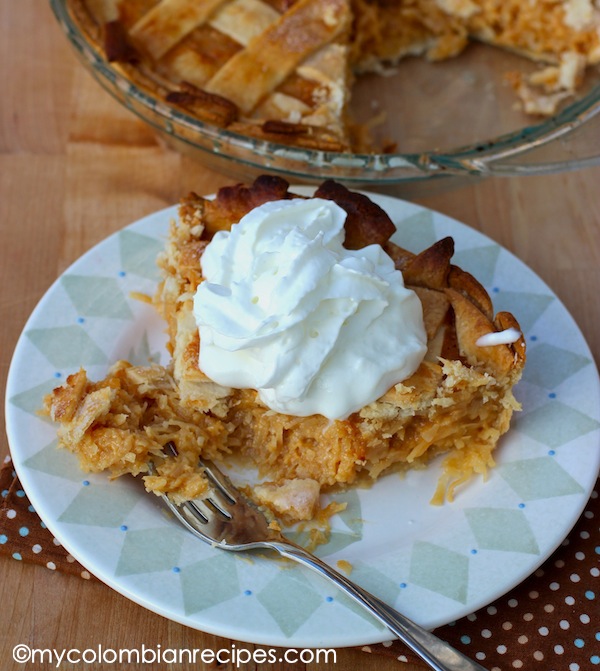 Pastel de Coco (Colombian-Style Coconut Pie)