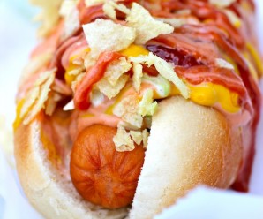 Perros calientes colombianos