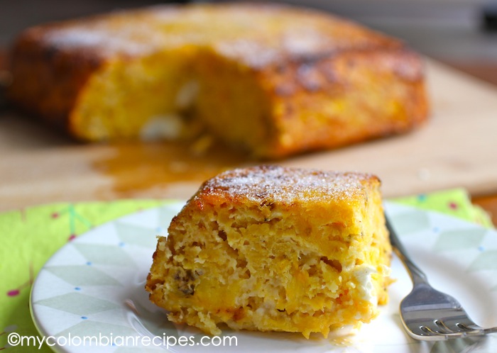 Torta de Maduro (Ripe Plantain and Cheese Cake)