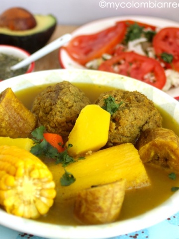 Sancocho de Albondigas (Meatball Soup)