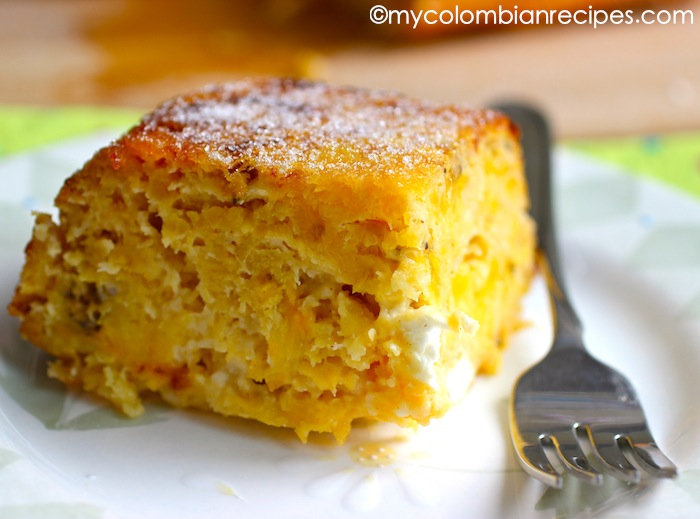 Torta de Maduro (Ripe Plantain and Cheese Cake)-My Colombian Recipes