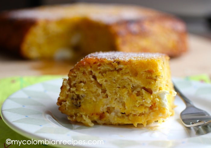 Torta de Maduro (Ripe Plantain and Cheese Cake)