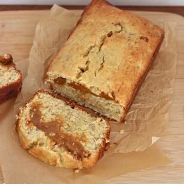 Pan de Banano y Arequipe) Banana and Dulce de Leche Bread