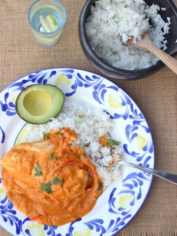 Receta de Pollo en Leche de Coco